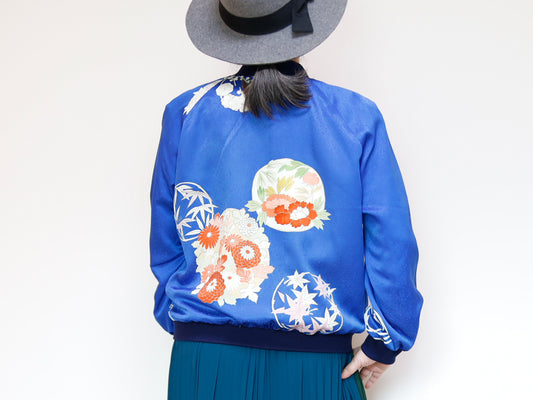 <J09-028> KIMONO BOMBER Jacket Size L