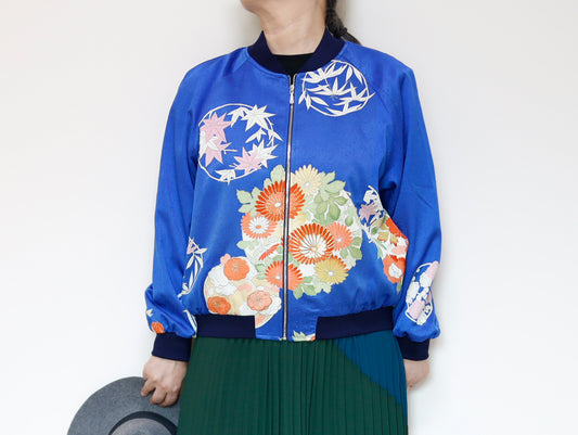 <J09-028> KIMONO BOMBER Jacket Size L