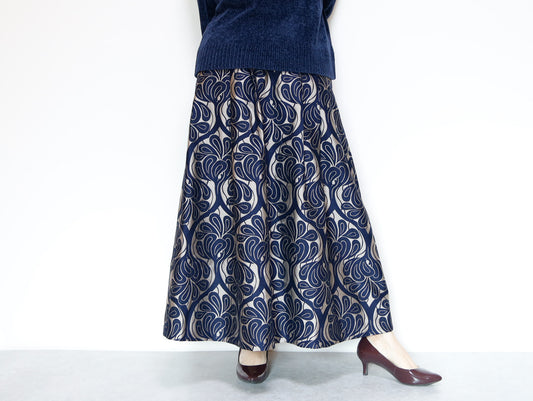<S17CG90>COVENT GARDEN WOVEN Skirt  -Length 90cm