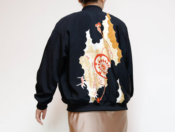 <J09-015> KIMONO BOMBER Jacket