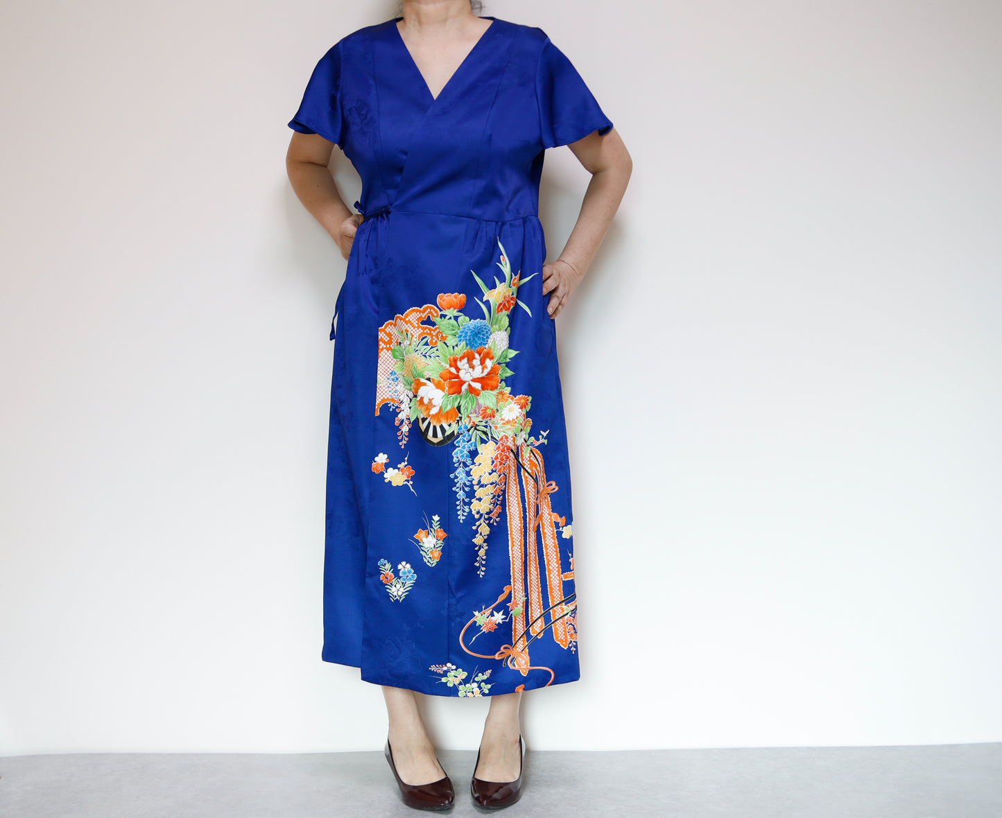 <D28K-004> KIMONO WRAPED Dress'n Coat