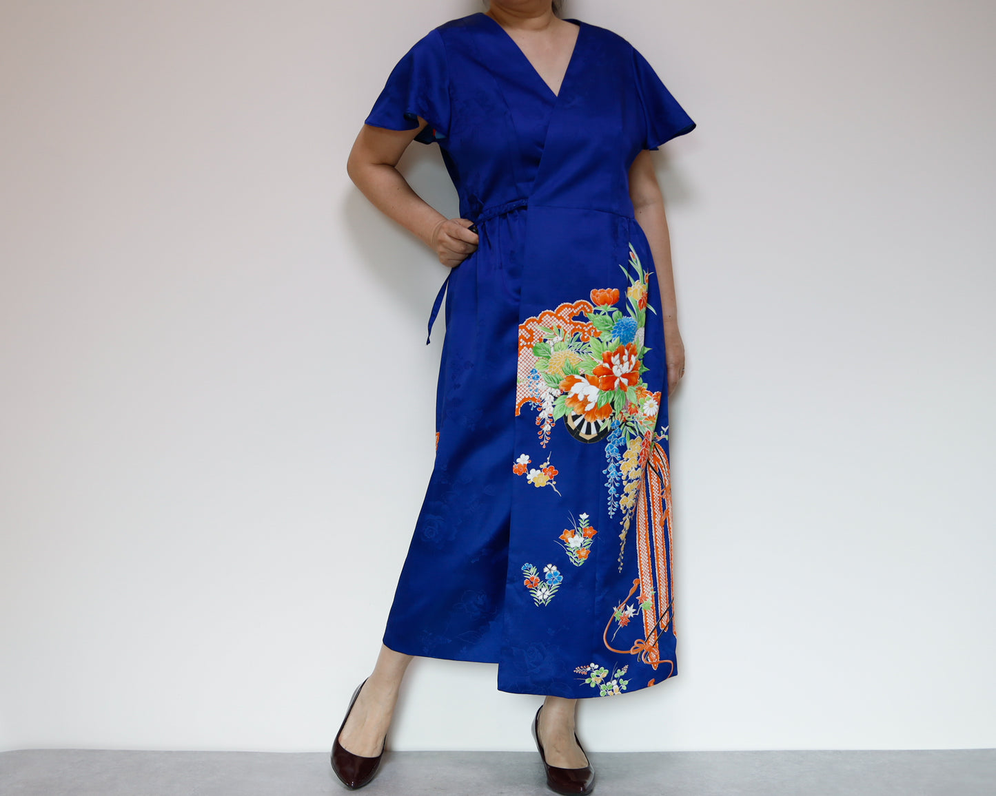 <D28K-004> KIMONO WRAPED Dress'n Coat