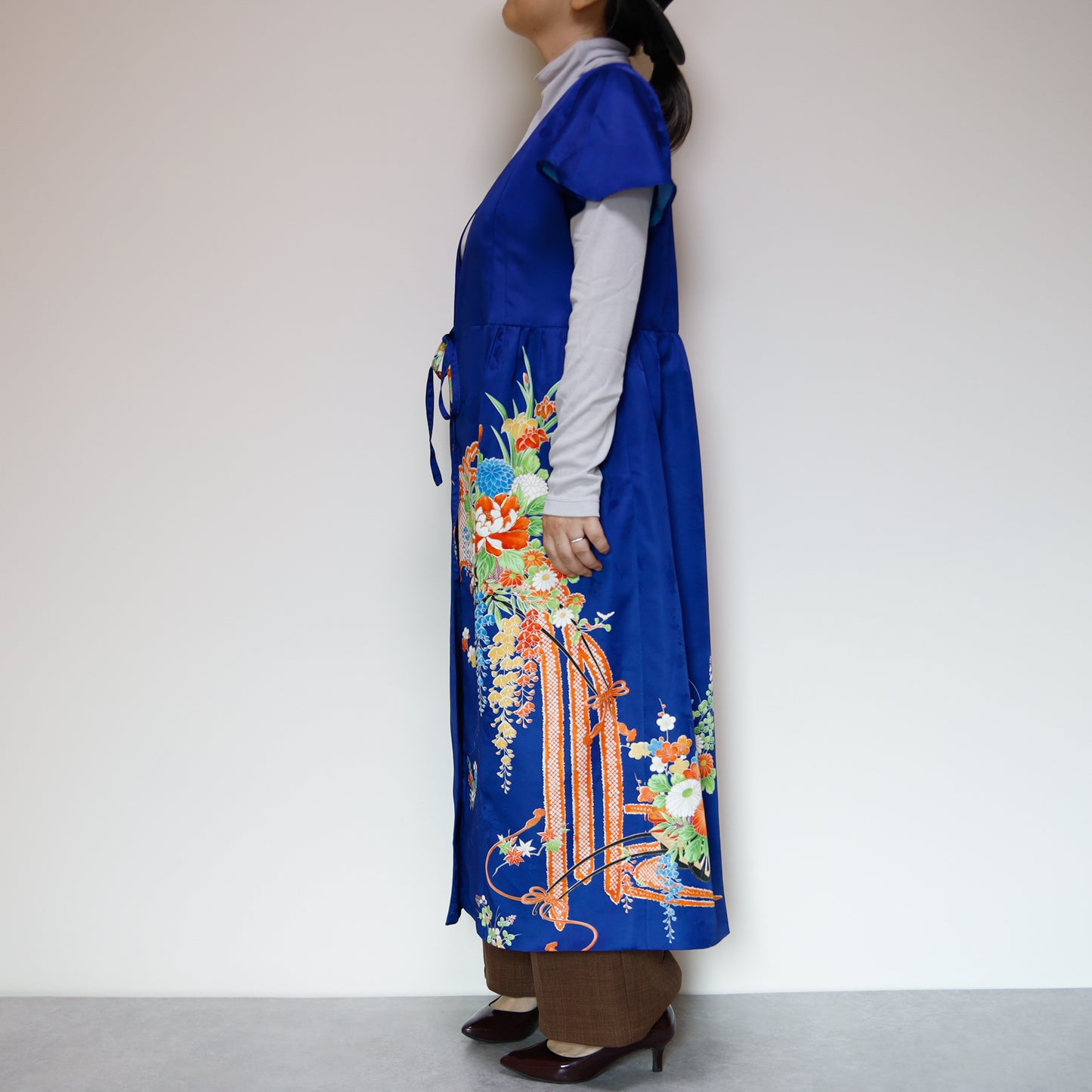 <D28K-004> KIMONO WRAPED Dress'n Coat