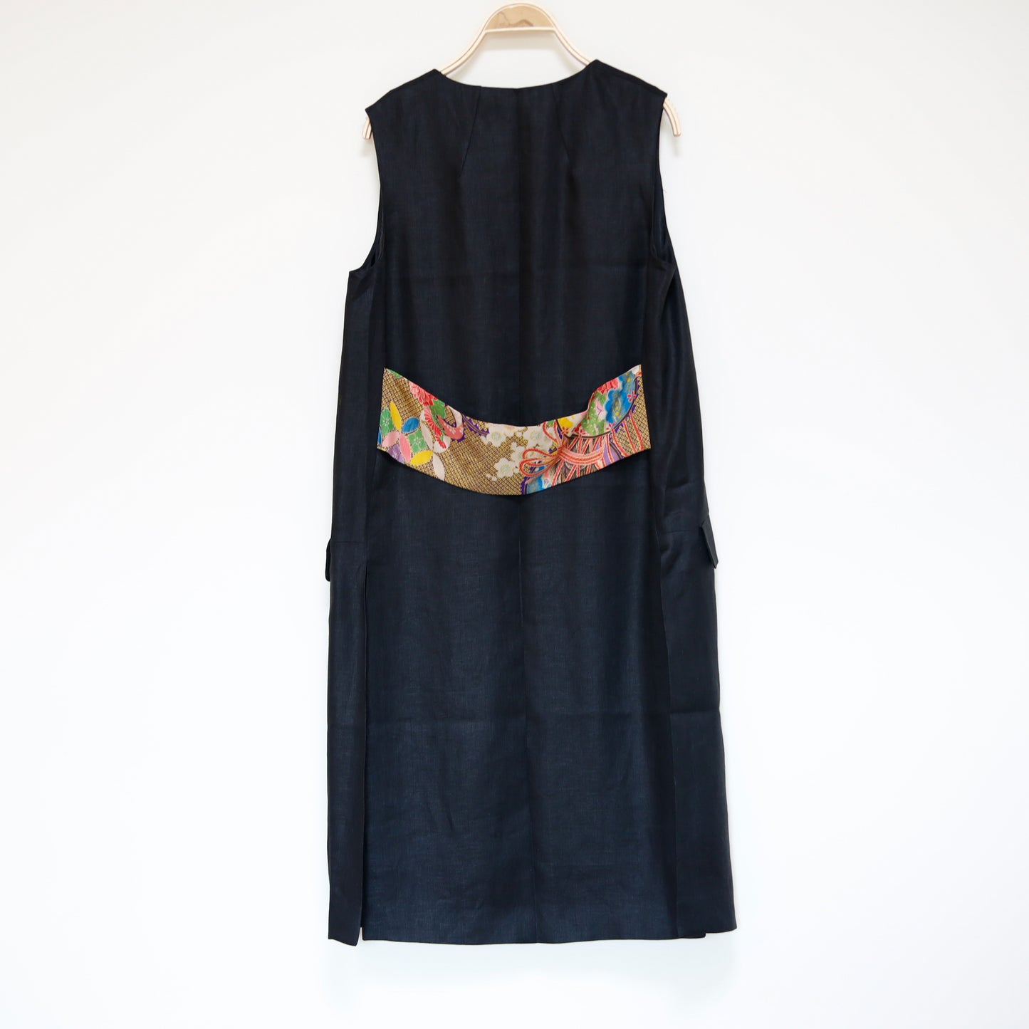 <V01-026> KIMONO Gilet Black