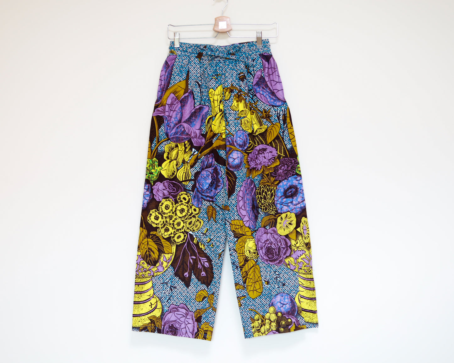 <P22-001>  AFRICAN PRINT WIDE PANTS