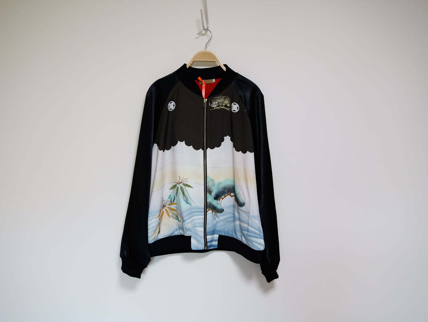 <J09-030> KIMONO BOMBER Jacket  -Mens M  Ladys XL