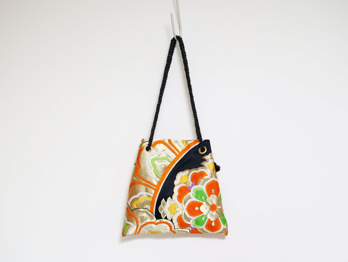 <B06K-038>  FUJIYAMA Bag  -KIMONO BLACK