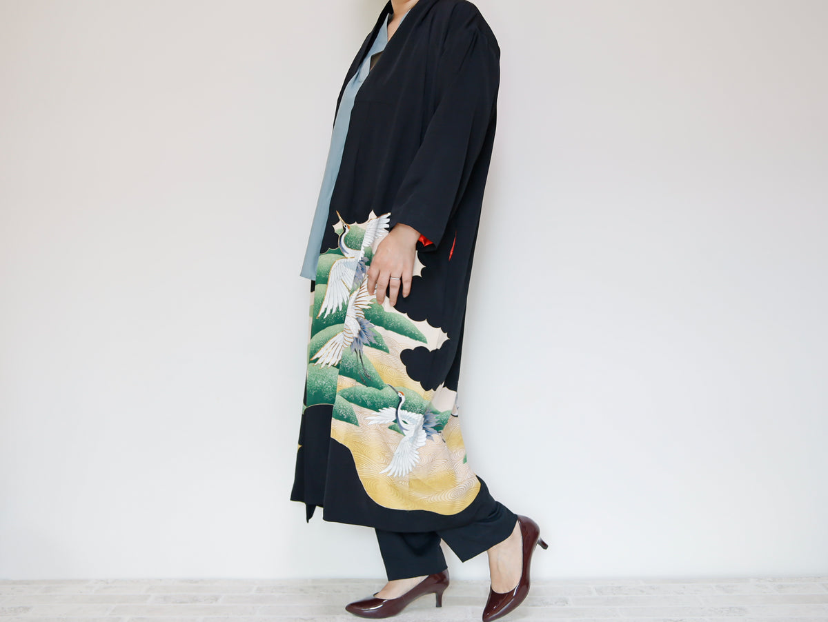<J14-004> KIMONO Long COAT