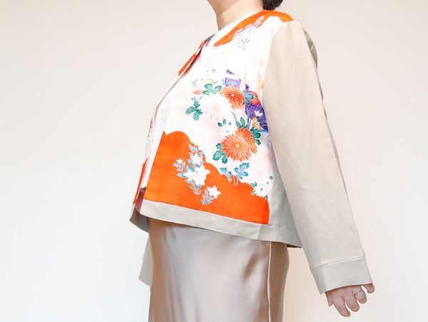 <J15K-017> KIMONO CREW NECK Jacket