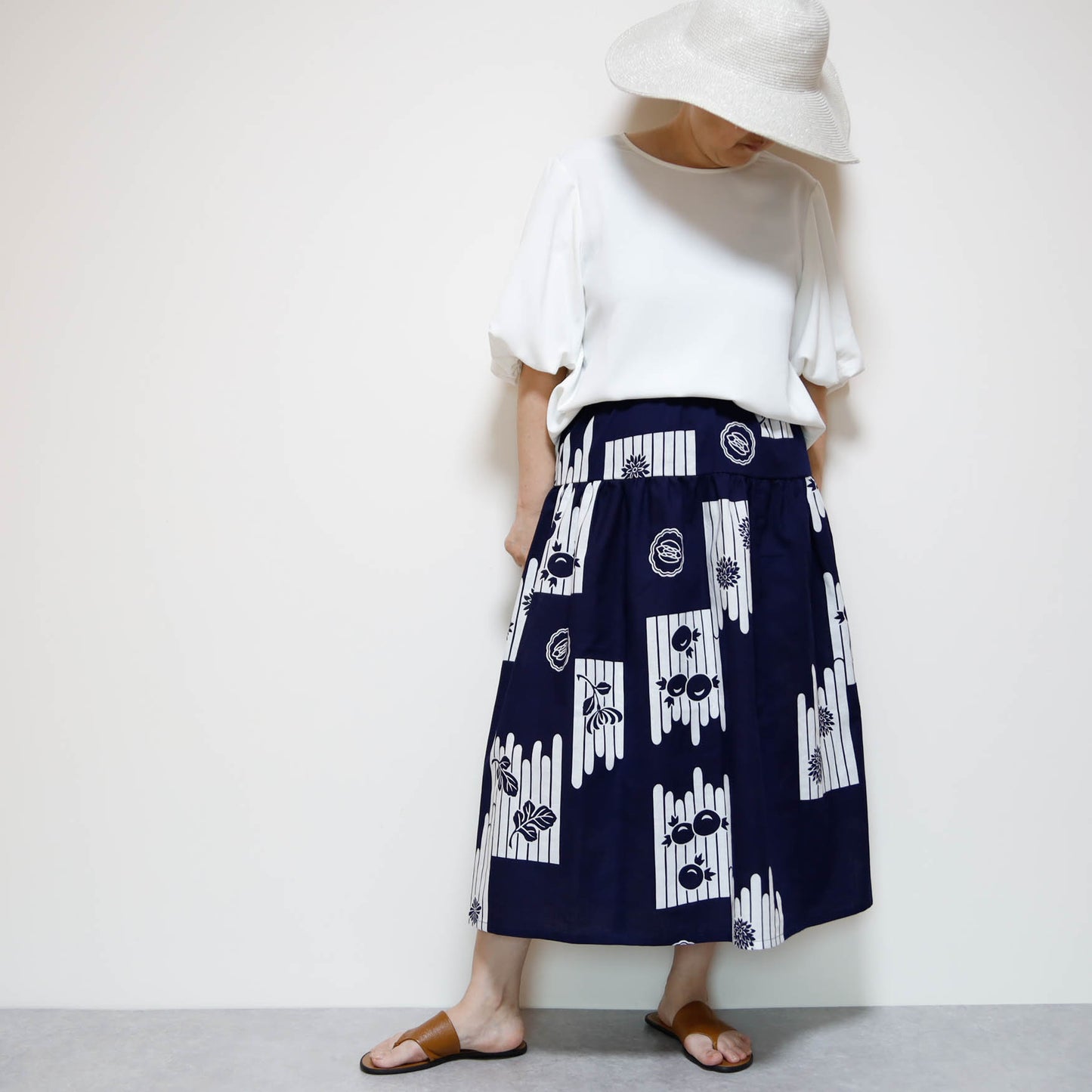 <S15-051> OKINAWA Skirt Long