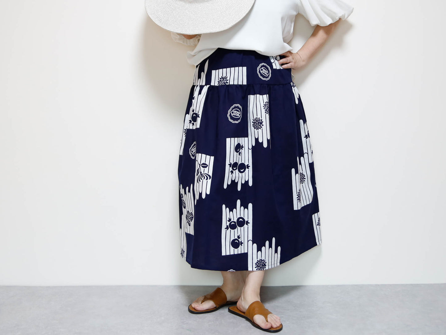 <S15-051> OKINAWA Skirt Long