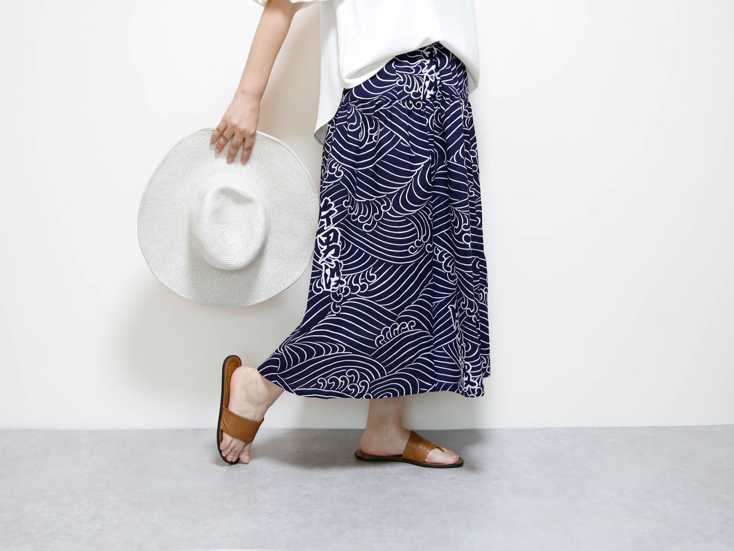 <S15-052> OKINAWA Skirt Long