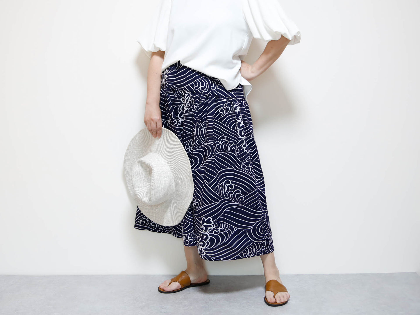 <S15-052> OKINAWA Skirt Long