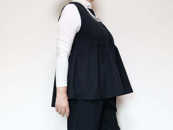 <V02NR> PEPLUM VEST