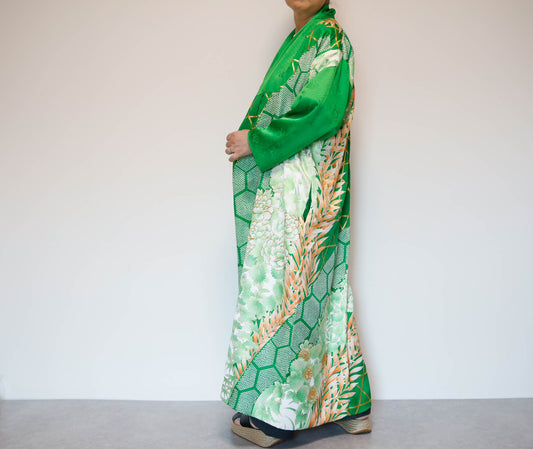 <J14-012> KIMONO ロングコート