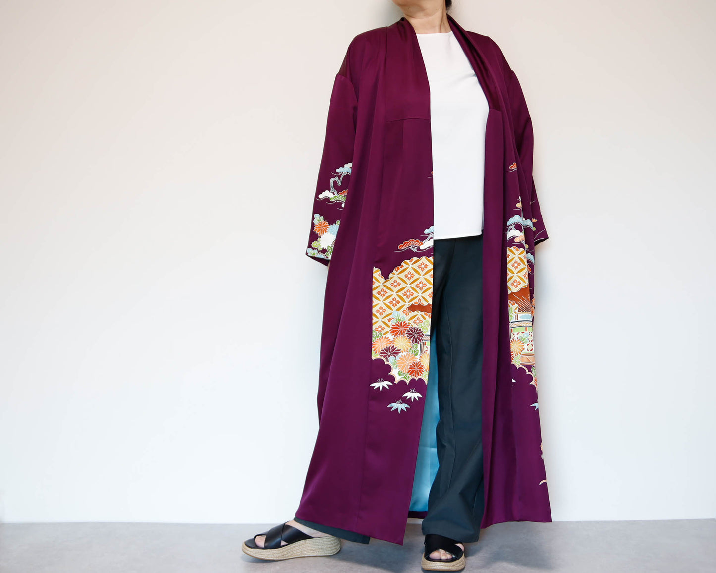 <J14-013> KIMONO Long COAT