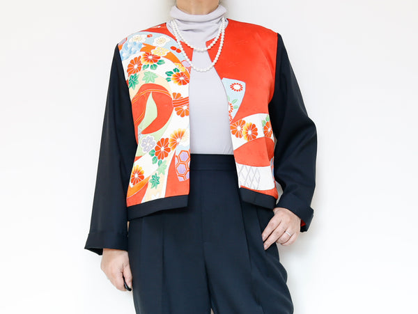 <J15K-008> KIMONO CREW NECK Jacket