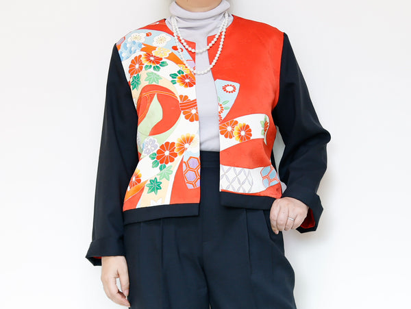 <J15K-008> KIMONO CREW NECK Jacket