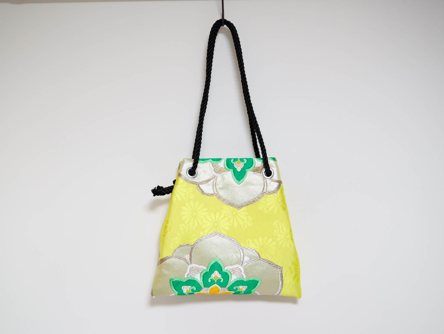 <B06K-026>  FUJIYAMA Bag  -KIMONO YELLOW