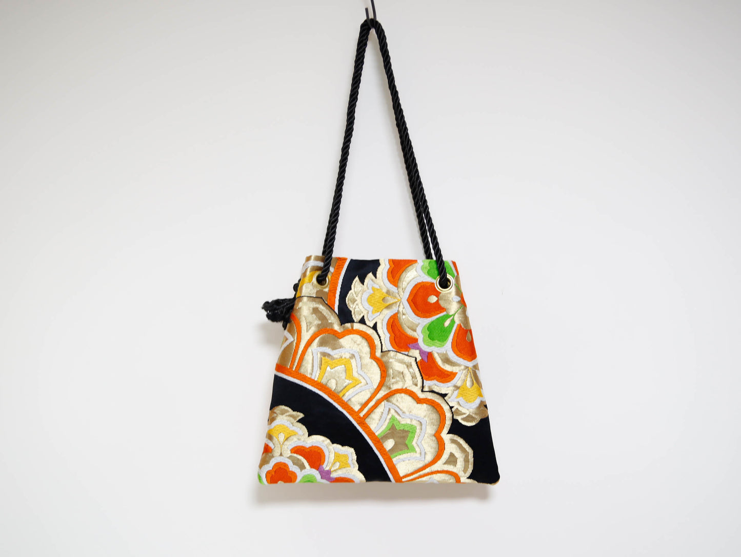 <B06K-038>  FUJIYAMA Bag  -KIMONO BLACK