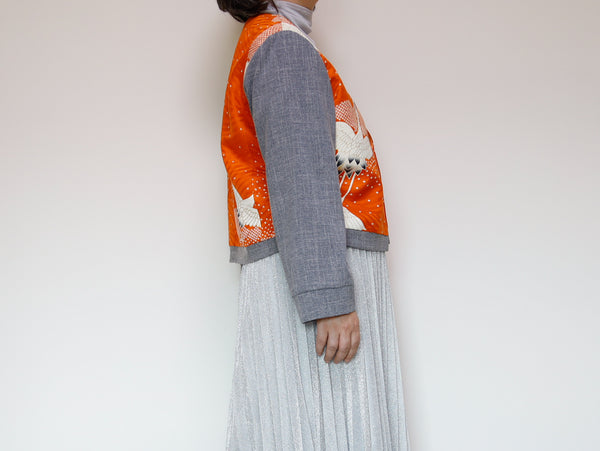 <J15K-018> KIMONO CREW NECK Jacket