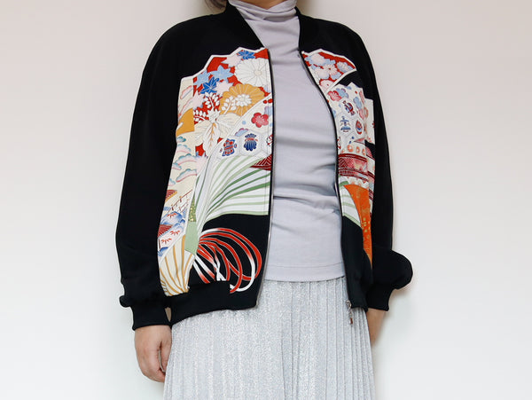 <J09-020> KIMONO BOMBER Jacket