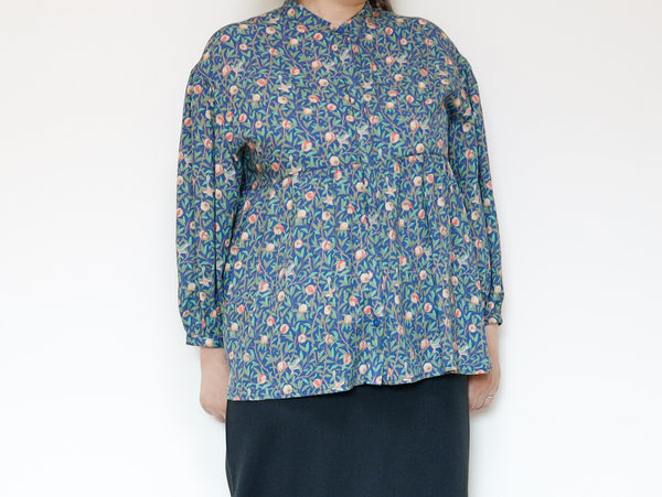 <T36G> PEPLUM BLOUSE