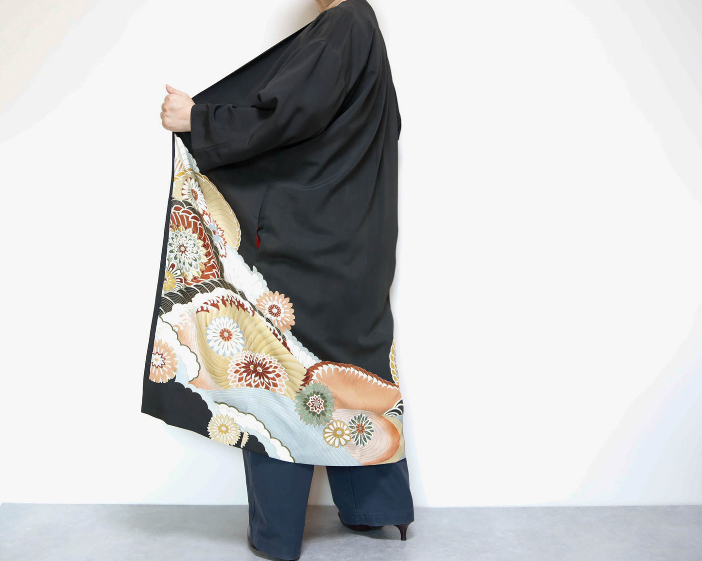<J06-030> KIMONO ガウンコート