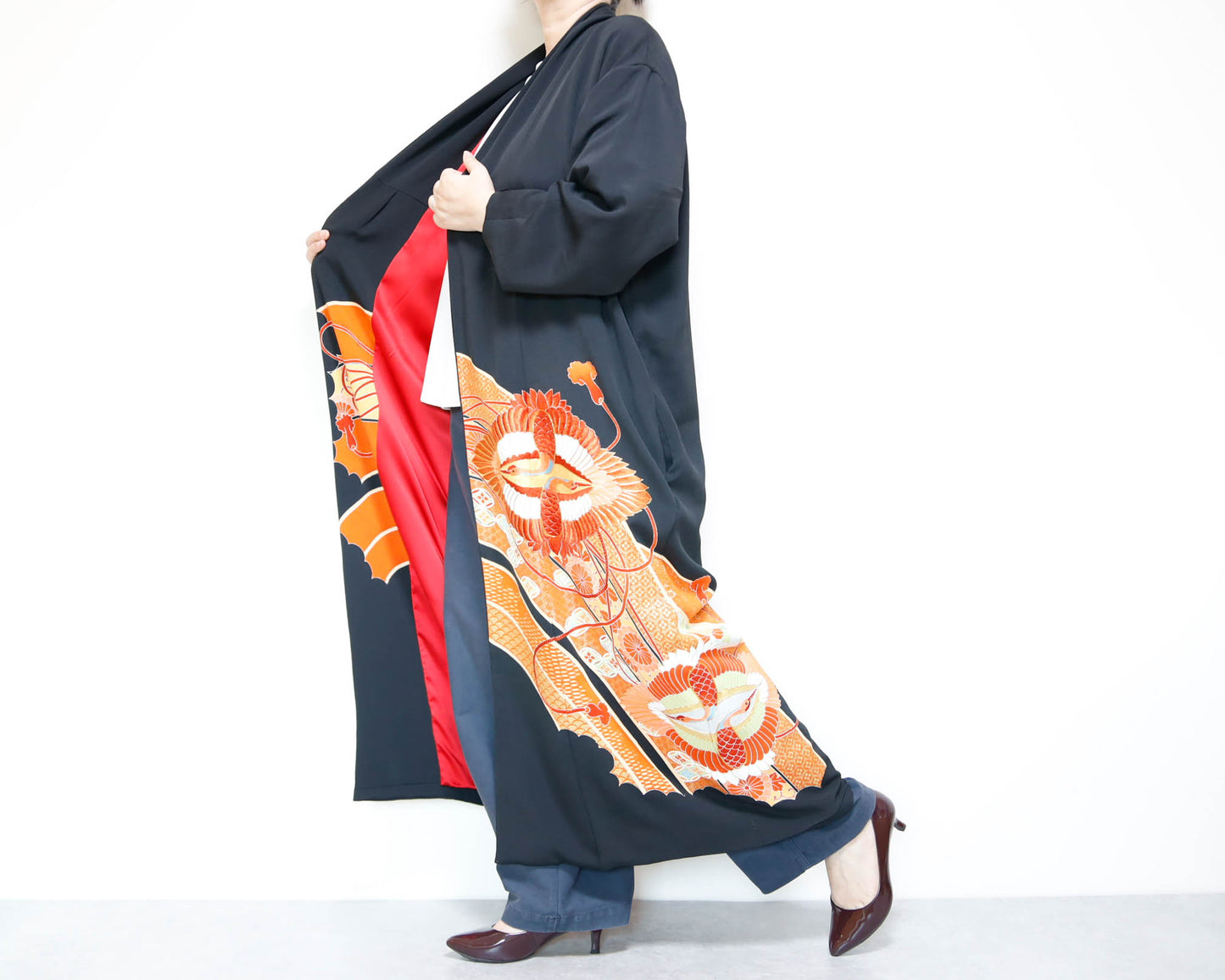 <J14-014> KIMONO Long COAT