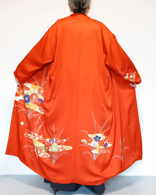 <J14-016> KIMONO ロングコート