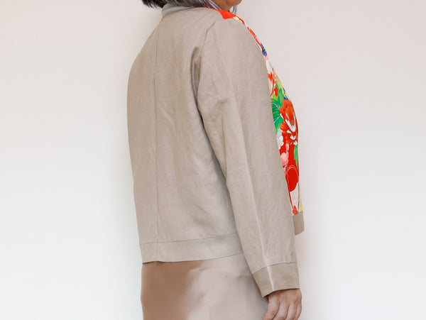 <J15K-019> KIMONO CREW NECK Jacket