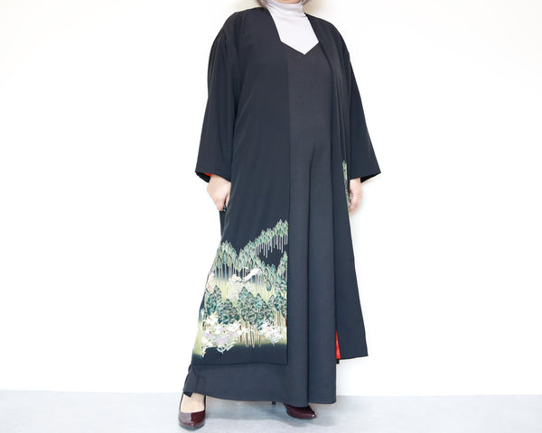 <J06-028> KIMONO Long Jacket