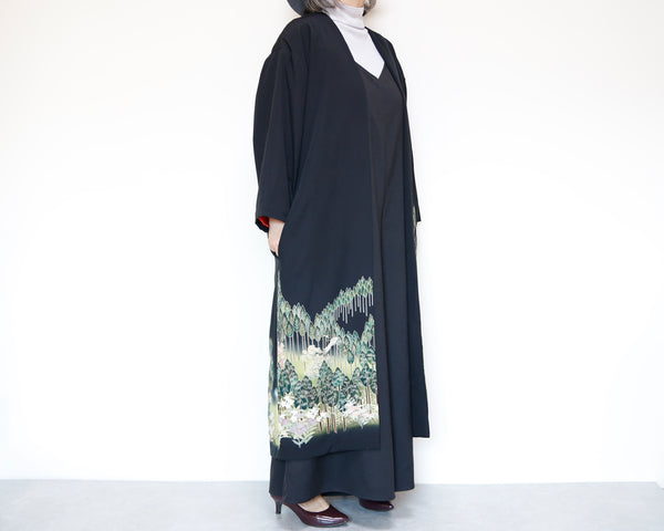 <J06-028> KIMONO Long Jacket