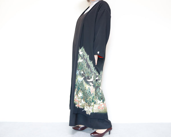 <J06-028> KIMONO Long Jacket