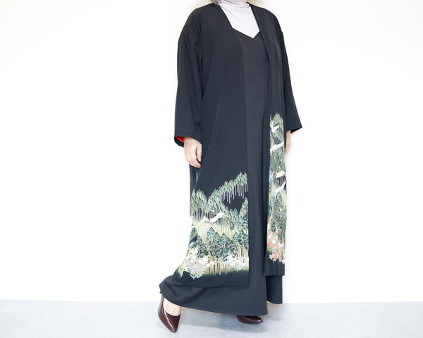 <J06-028> KIMONO Long Jacket