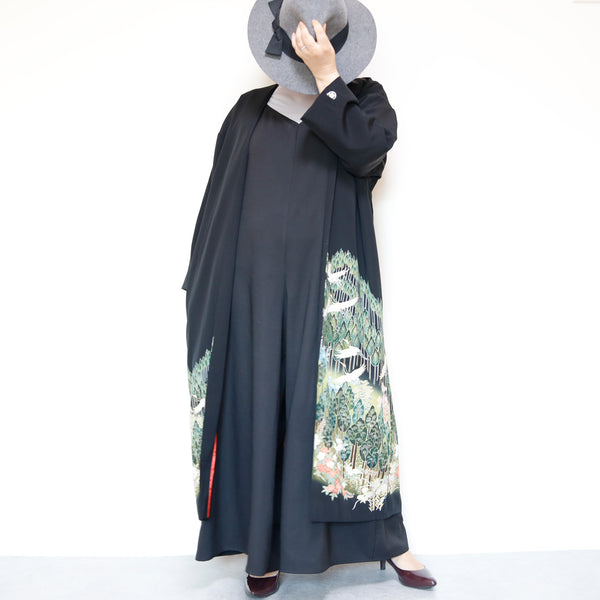 <J06-028> KIMONO Long Jacket