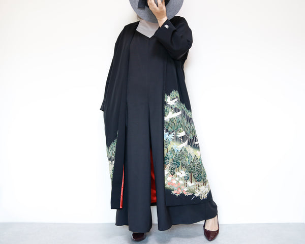 <J06-028> KIMONO Long Jacket