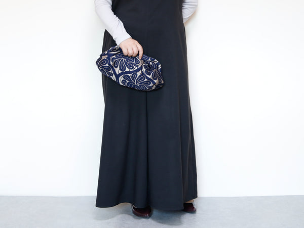 <B10CG> COVENT GAEDEN GRAY CLUTCH BAG