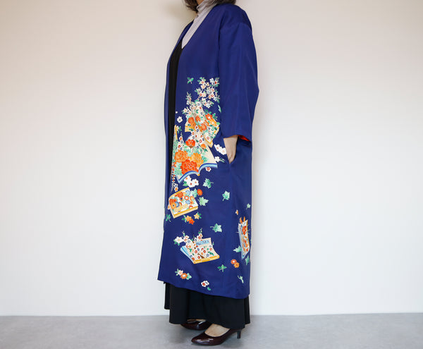 <J06-029> KIMONO Long Jacket