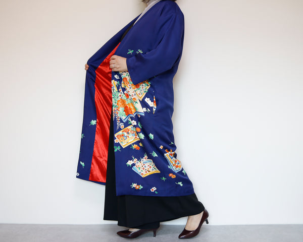 <J06-029> KIMONO Long Jacket