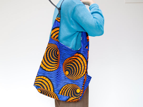 <B04J-002>  REGISTAR -African Print Tote Bag