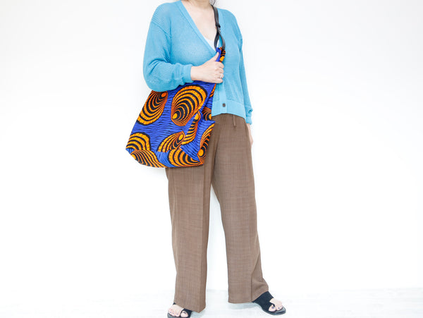 <B04J-002>  REGISTAR -African Print Tote Bag