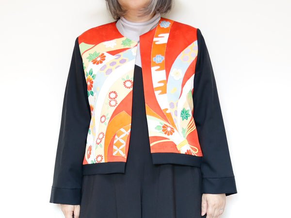 <J15K-020> KIMONO CREW NECK Jacket