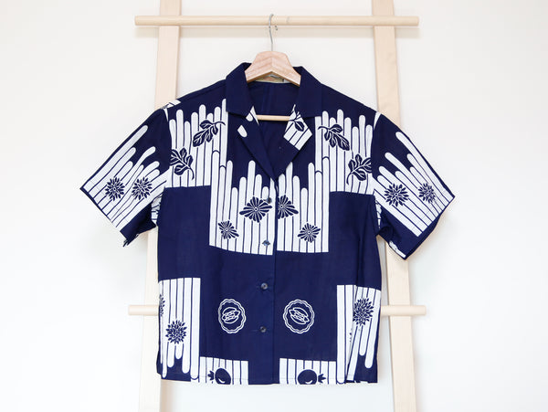 <T24K-003> ALOHA Shirt  from YUKATA Summer Cotton Kimono