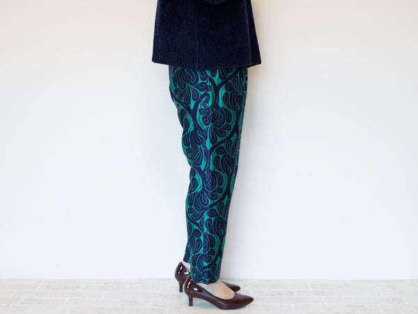 <P10V> COVENT GARDEN Green -Tapered Pants