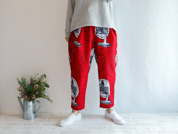 <RS21P16-001>  AFRICAN PRINT RELAX BAGGY Pants