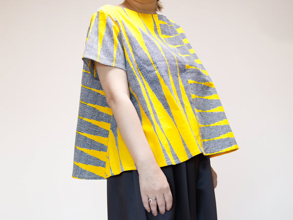 <T20-002>  AFRICAN PRINT Top