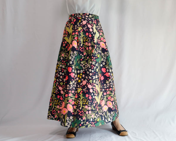 <RS20S17A90> CRAZY WOVEN Skirt  -Length 90cm