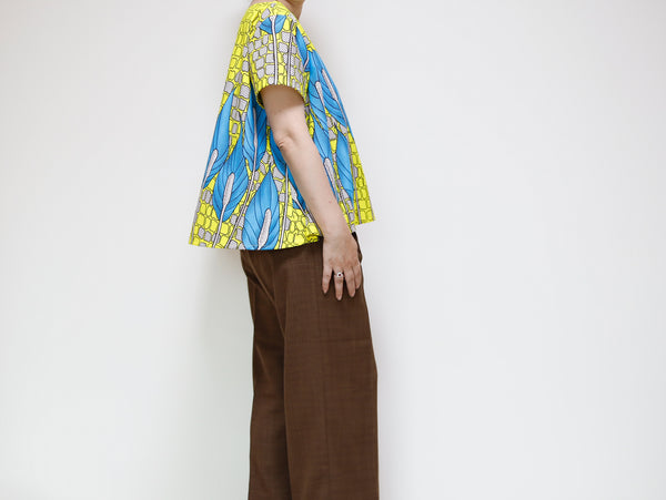 <T20-004>  AFRICAN PRINT Top