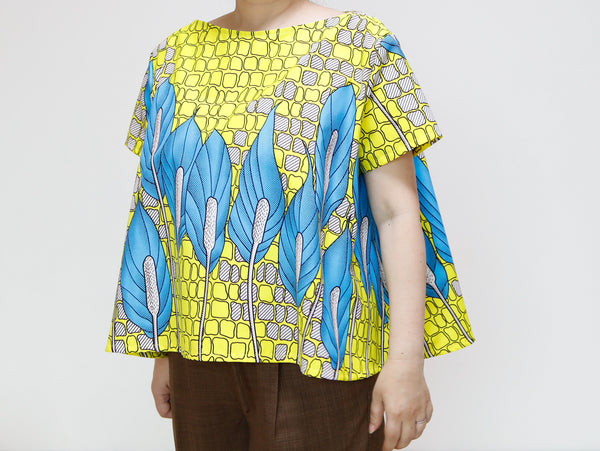 <T20-004>  AFRICAN PRINT Top